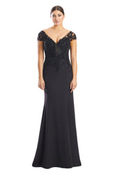 Alexander by Daymor 1752S23 Long Formal Mother of the Bride Lace Dress