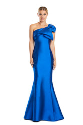 Alexander by Daymor 1850F23 Mermaid Long Formal Pleated Evening Dress