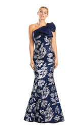 Alexander by Daymor 1851F23 Long Mermaid Formal Floral Evening Prom Dress