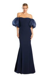 Alexander by Daymor 1870F23 Beaded Long Formal Fitted Evening Dress