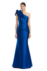 Alexander by Daymor 1951S24 Long Mermaid Formal Ruffled Evening Dress