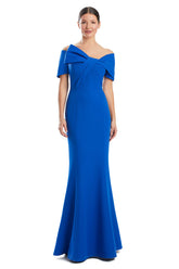Alexander by Daymor 1954S24 Long Formal Beaded Button Evening Dress