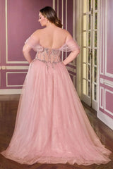 Jolia Gown - A-Line Corset Tulle Dress
