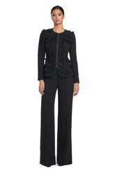 Alexander by Daymor 2040-45F24 Long Sleeve Mother of the Bride Peplum Jumpsuit