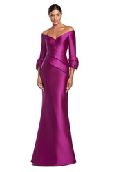 Alexander by Daymor 2060F24 Long Fitted Formal Pleated Dress