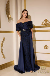 Terani Couture 252E5124 Long Formal Overskirt Evening Dress