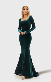 Jessica Angel 2669 Long Sleeve Formal Mermaid Dress