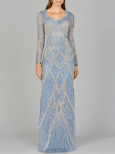 Lara Dresses 29112 Beaded Long Sleeve Mother of the Bride Formal Dress