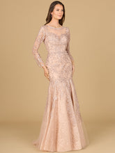 Lara Dresses 29130 Mermaid Lace Applique Long Formal Evening Dress