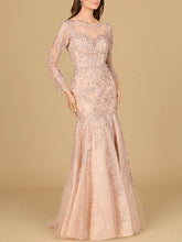 Lara Dresses 28978 Long Bell Sleeve Sleeve Formal Evening Dress