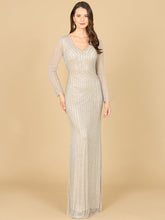 Lara Dresses 29163 Long Sleeve Mother of the Bride Beaded Formal Dress