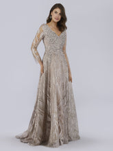 Lara Dresses 29753 Long A Line Beaded Formal Evening Dress
