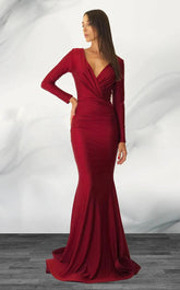 Jessica Angel 299 Fitted Formal Long Sleeve Evening Dress