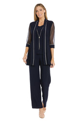 Long Mother of the Bride Pant Suit Formal R&M Richards 3024