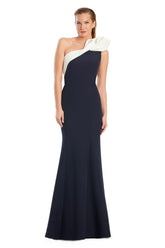 Alexander by Daymor 3076S25 Pleated Long Evening Formal Dress