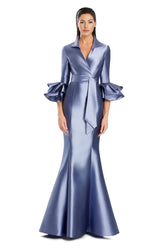 Alexander by Daymor 3087S25 Long Evening Gown Formal Ruffled Dress