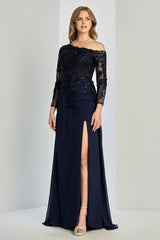 Adora Design 3245 Plus Size Long Formal A Line Evening Dress