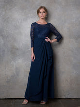 Eva Fashion 3446 Long Mother of the Bride Lace Formal Dress