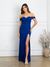 Eva Fashion 3510 Fitted Long Formal Slit Prom Dress