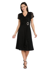 Short Petite Dress Mother of the Bride Cocktail R&M Richards 3639P