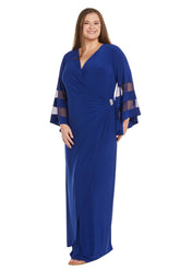 Long Plus Size Evening Dress Formal R&M Richards 3641W