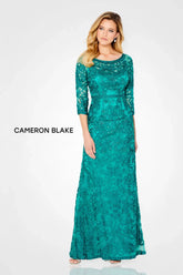 Cameron Blake 115604SL Long Formal Mother of the Bride Beaded Dress