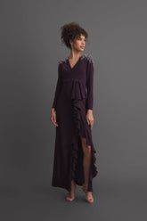 Long Sleeve Formal Dress Fitted Evening Mac Duggal 49897