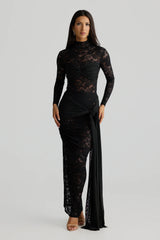 Celeste Skirt - Black Lace