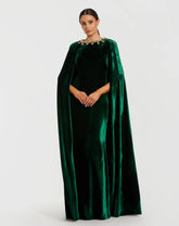 Long Velvet Dress Formal Mother of the Bride Mac Duggal 68977