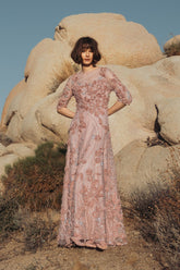 Long Lace Dress Formal Mother of the Bride Mac Duggal 69016