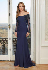 MGNY Madeline Gardner New York 72604 Long Formal Dress