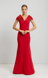 Odrella 7818 Long Mermaid Fit Formal Evening Dress