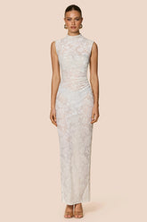 Nookie Devore Maxi Dress - White