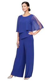 SL Fashions 9277537 Long Mother of the Bride Petite Jumpsuit