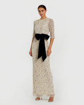 Long Formal Sequin Dress Mother of the Bride Mac Duggal 94166