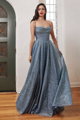 Sparkling Long Evening Prom Gown by LaDivine CD252