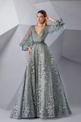 Modessa Couture M20237 Long A Line Formal Evening Dress