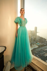 Modessa Couture M20331 Long Formal Beaded Evening Dress