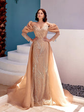 Modessa Couture M22403 Long Formal Mermaid Sequin Evening Prom Dress