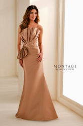 Montage M3104 Beaded Long Mermaid Evening Formal Dress