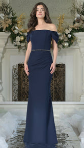 Marsoni MV1352 Fitted Long Formal Beaded Dress