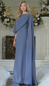 Marsoni MV1362 Long Formal Beaded Mother of the Bride Dress