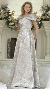 Rina di Montella RD3312 Beaded Long Formal Evening A Line Dress
