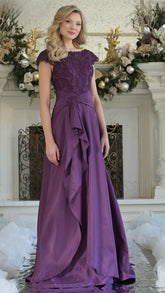 Rina di Montella 3327 Long Formal A Line Mother of the Bride Dress