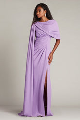 Tadashi Shoji BOS25345L Long Formal Slit Evening Dress