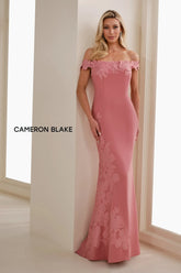 Cameron Blake CB901 Long Formal Floral Mermaid Dress