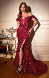 Mermaid Fitted Long Prom Dress by LaDivine CC2164