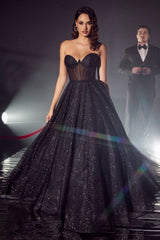 Prom Ball Gown Evening Gown by LaDivine CD275