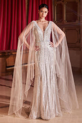 Sequins Long Formal Prom Dress by LaDivine CD865