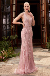 Sleeveless Formal Prom Long Dress LaDivine CD981